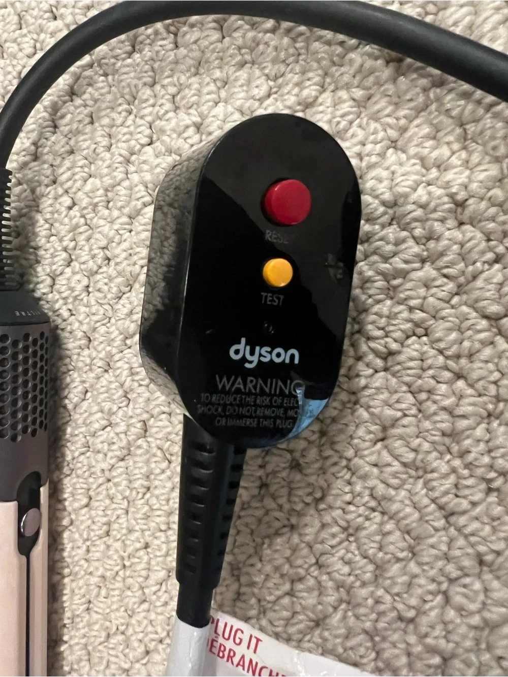 Dyson Pink and Rose Gold Hair Straightener